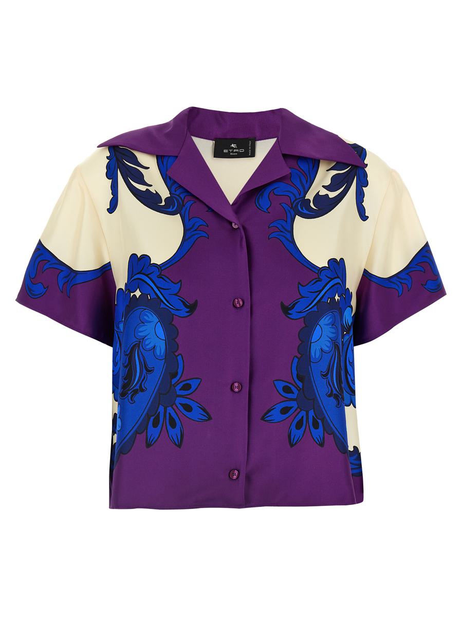Etro Paisley Maxi Skjorta