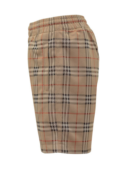 Burberry Burberry Herr Beige Rutiga Shorts