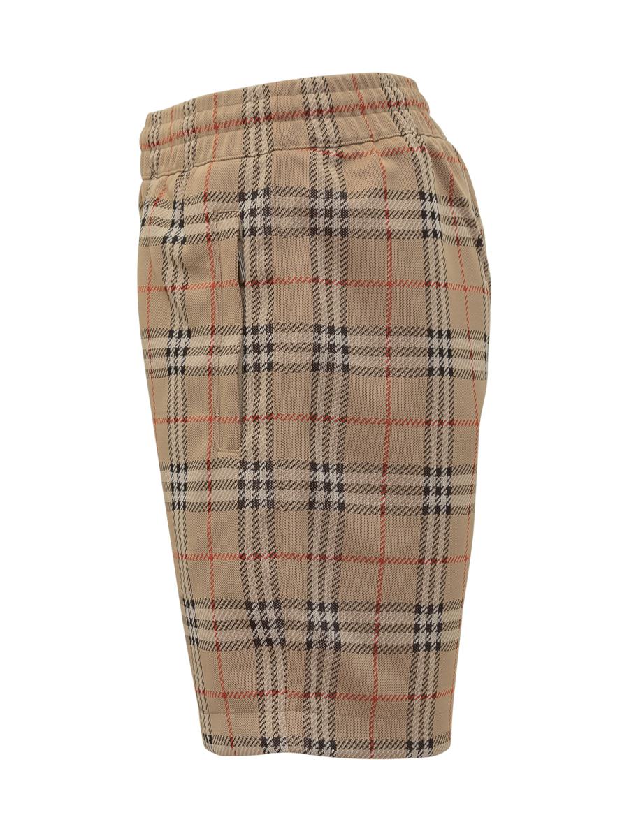 Burberry Burberry Herr Beige Rutiga Shorts