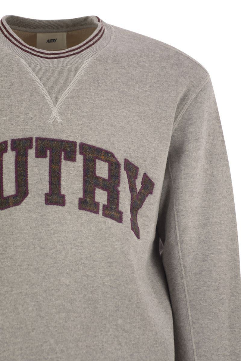 Autry tröja med rund hals och logotyp