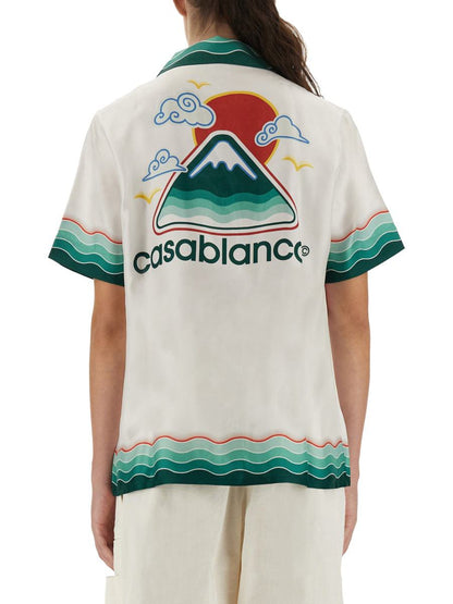 Casablanca "Montagne Ondulée" skjorta