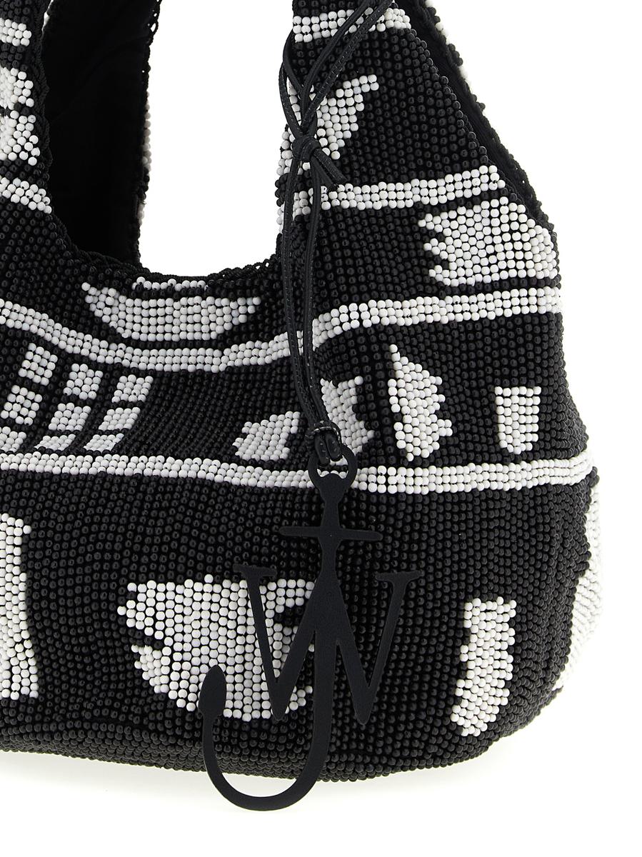 JW Anderson Mini-shoppingväska med pärlor