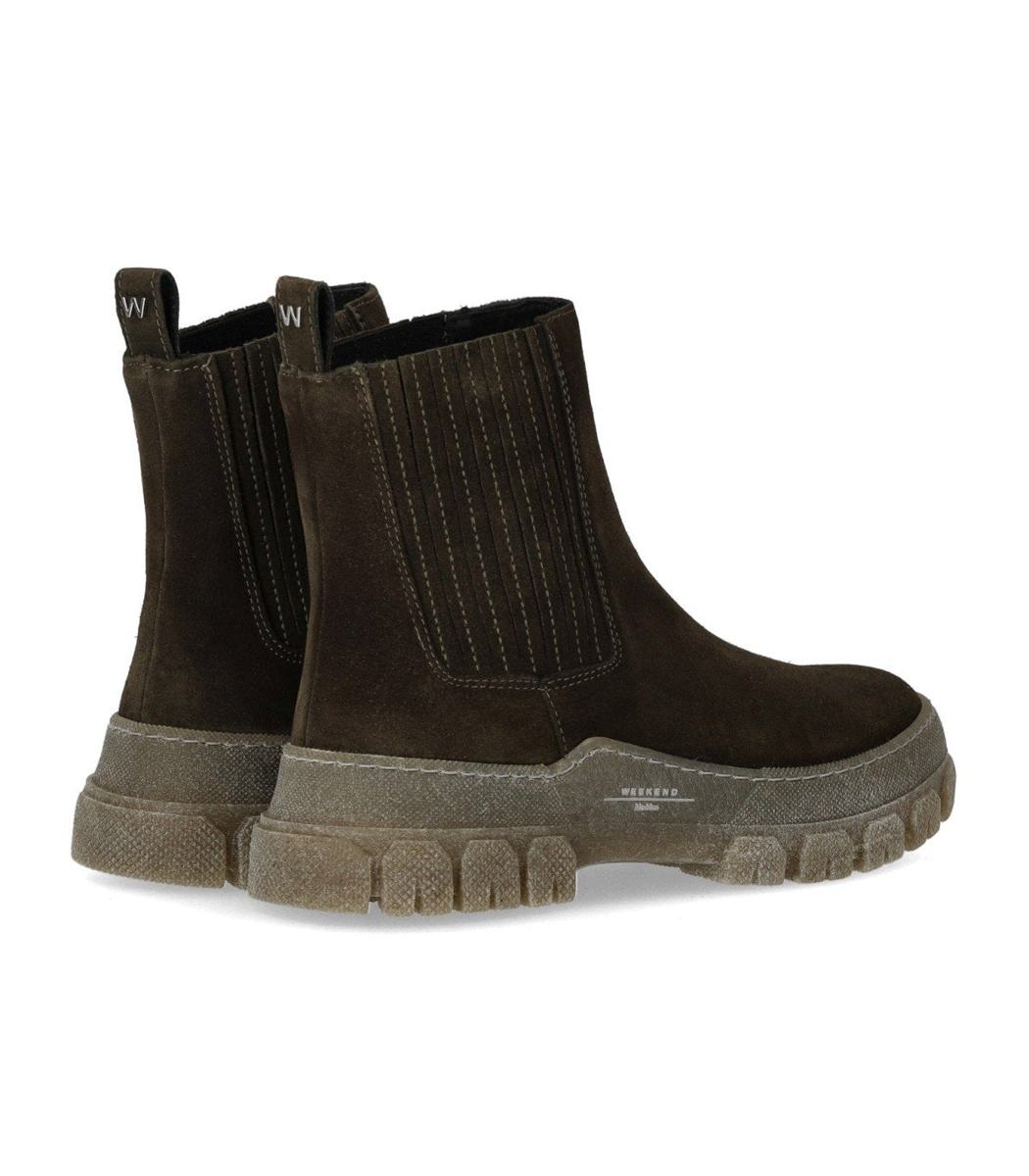 Weekend Max Mara Genepi Militärgrön Chelsea Stövel