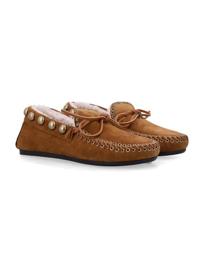 Isabel Marant Fitza Loafers i mocka