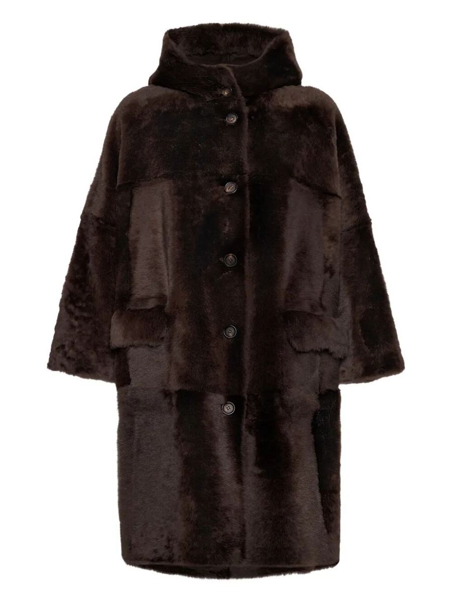 Brunello Cucinelli pälsöverrock Kläder