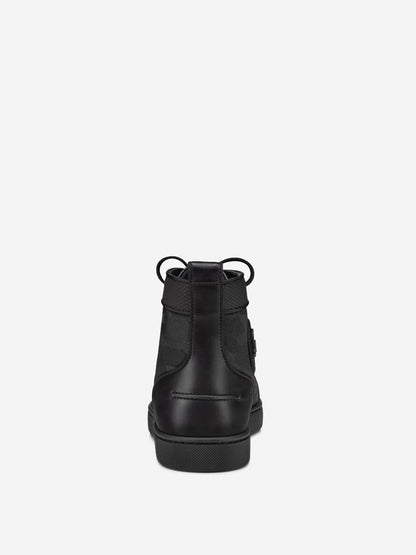 Christian Louboutin Louis Jacquard Lädersneakers