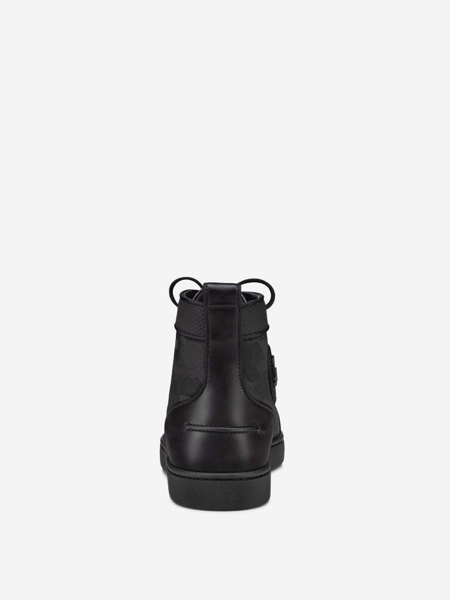 Christian Louboutin Louis Jacquard Lädersneakers