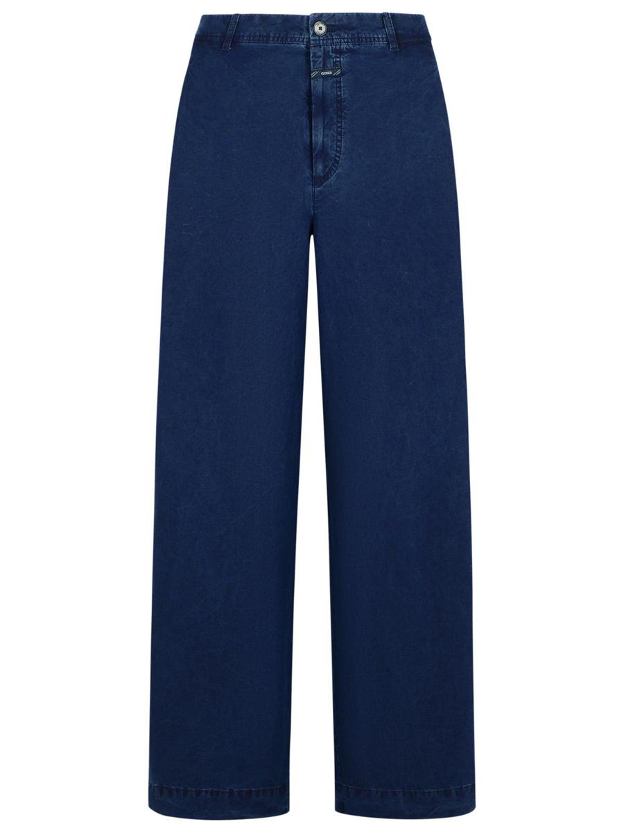 Stängda 'Wrenna' blå denimjeans