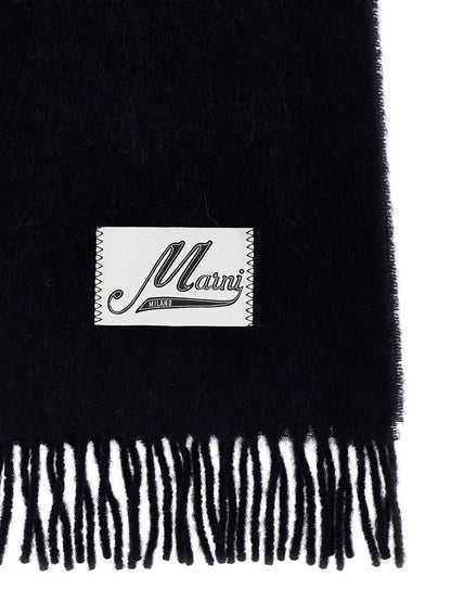 Marni-halsduk med logotypmärke
