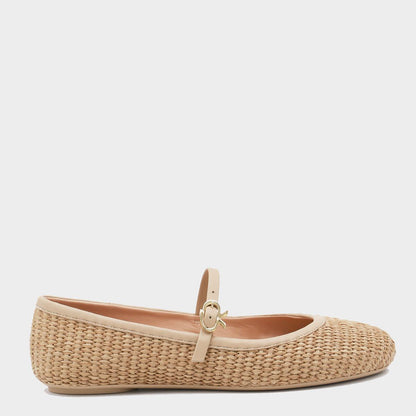 Gianvito Rossi Camel Flats