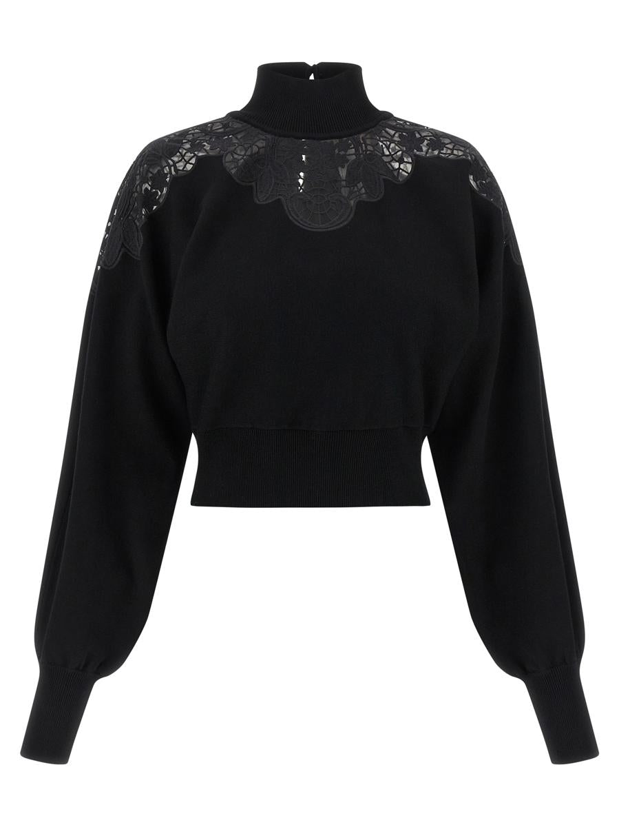 Twinset tylltröja med spets