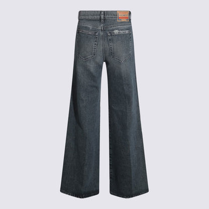 Diesel Blå Bomullsdenim Jeans