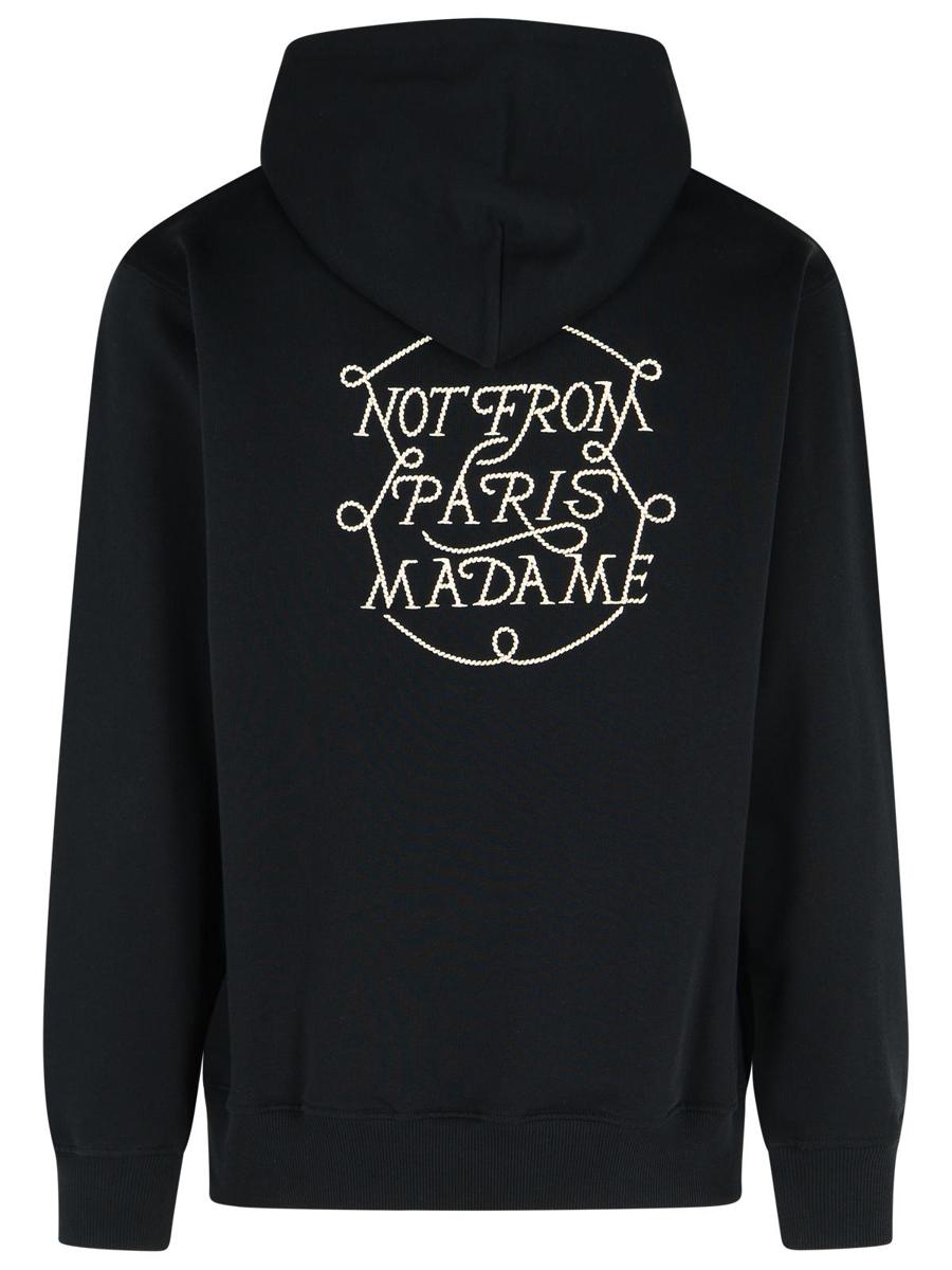 Drôle De Monsieur Black Cotton Hoodie
