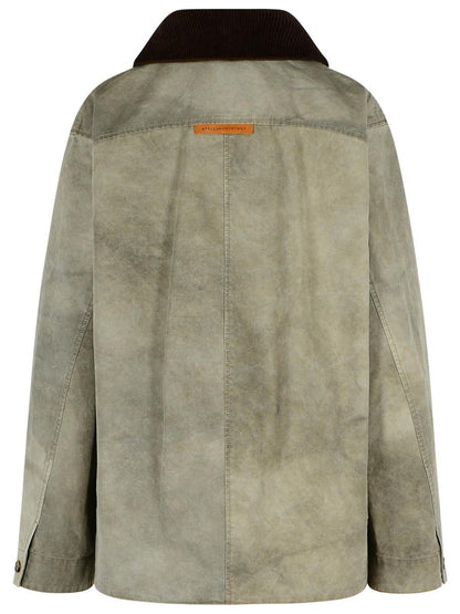 Stella McCartney 'Harrington' Grön bomullsjacka