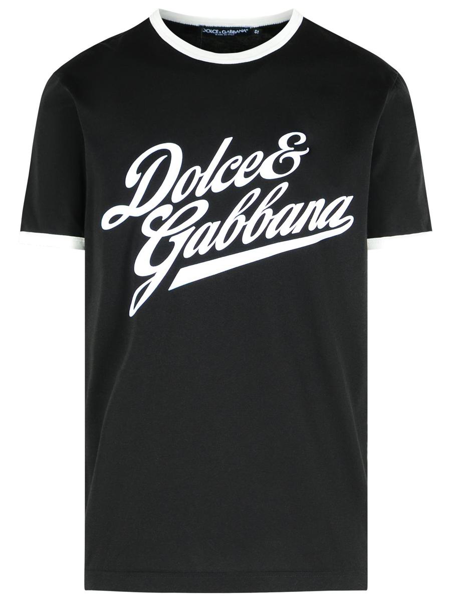 Dolce &amp; Gabbana svart bomulls-T-shirt