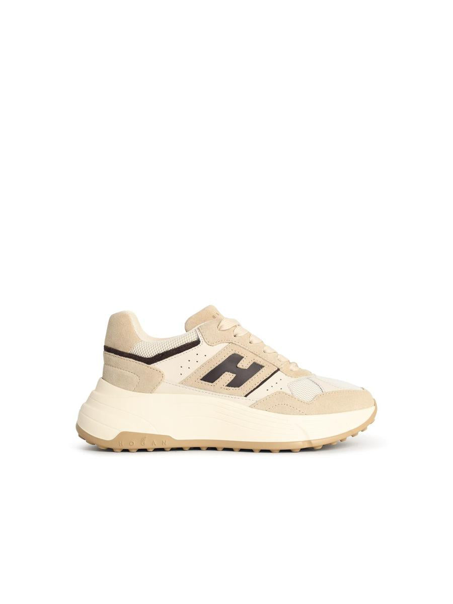 Hogan 'H669' Beige Mocka Sneakers