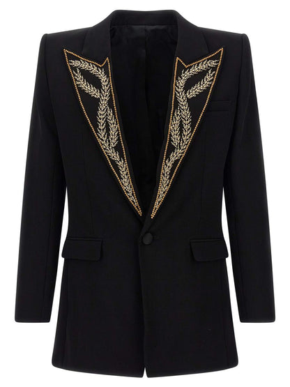 Balmain Blazer med Broderi