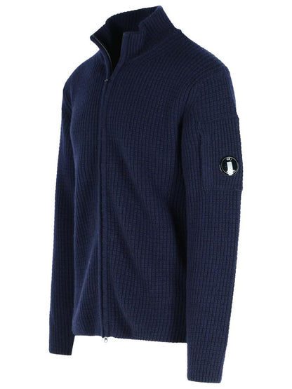CP Company Marinblå ullblandad tröja