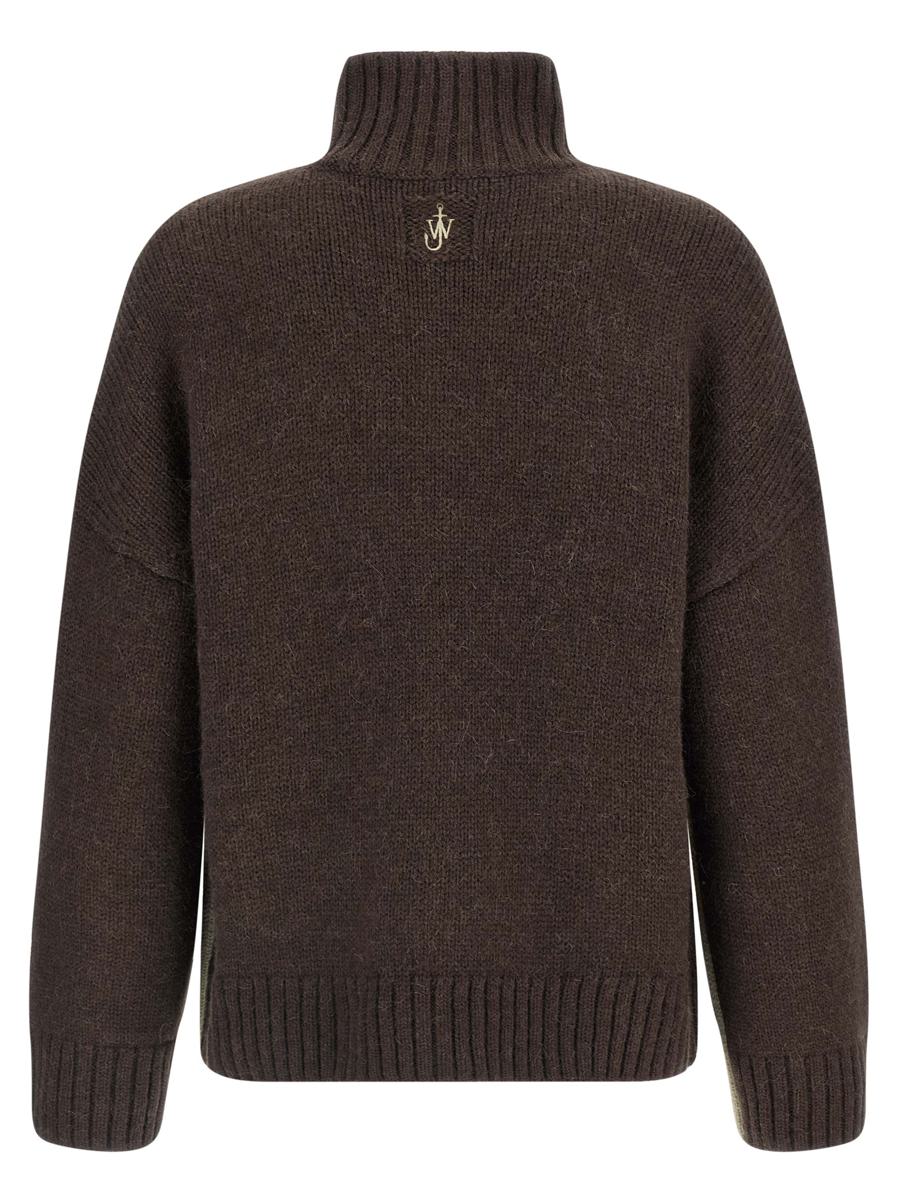 JW Anderson 'Tvåfärgad prickig ficktröja'