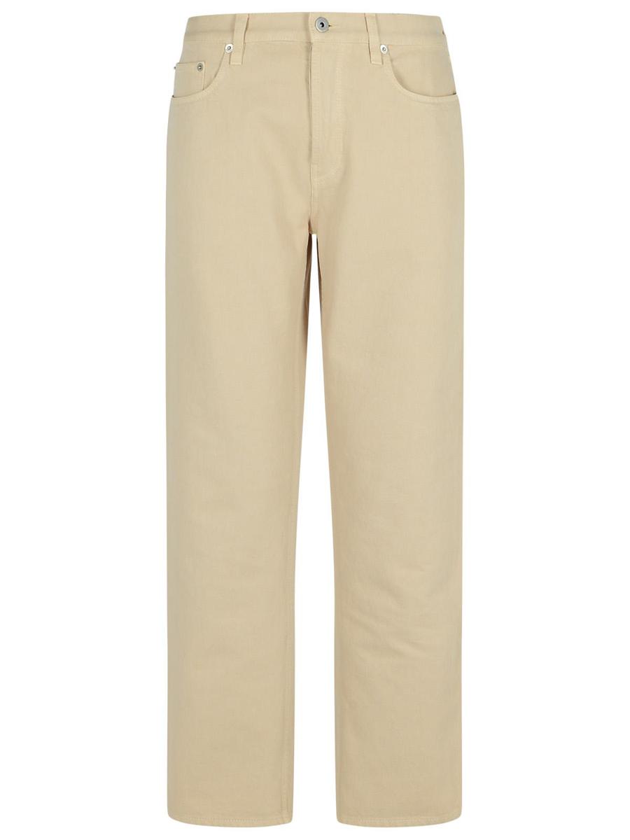 Burberry Cream Bomullsjeans