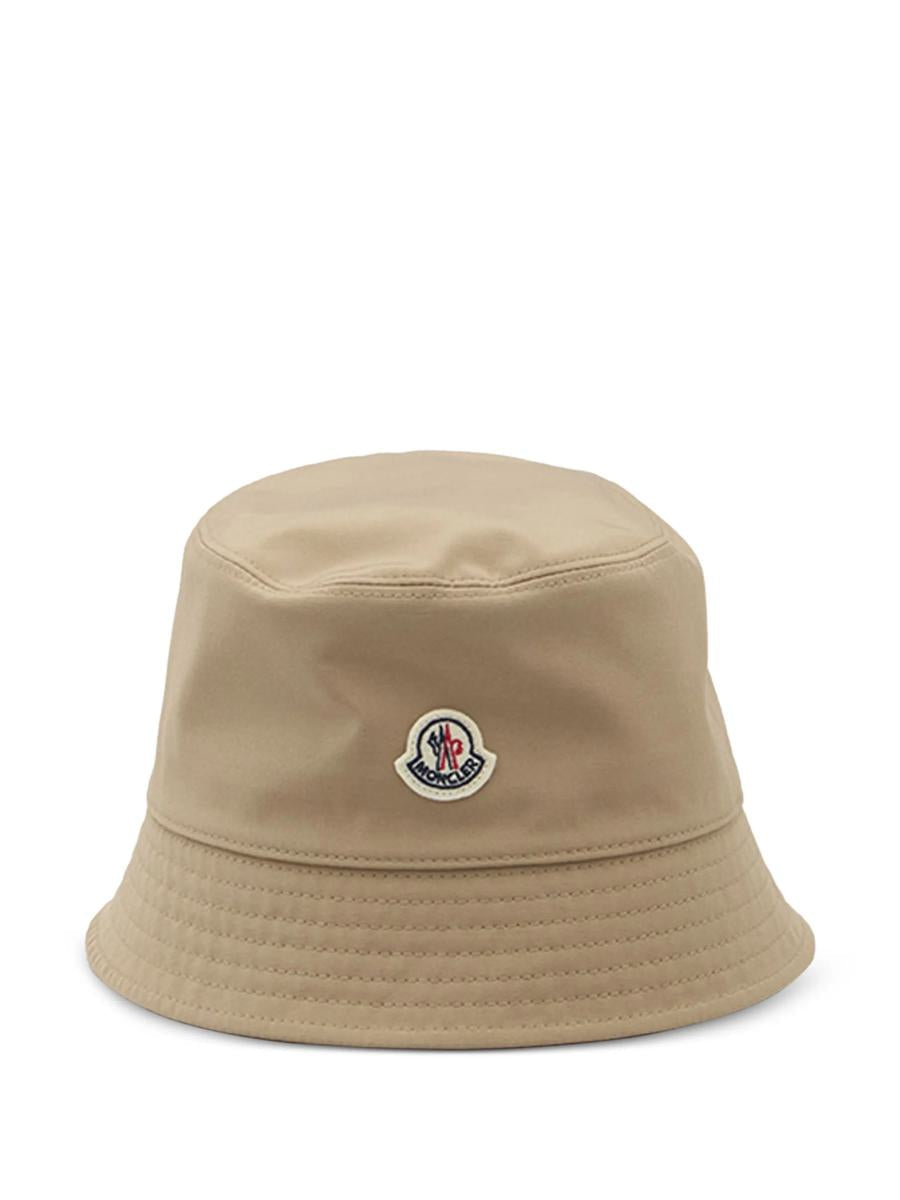 Moncler Bucket Hat med logotypmärke
