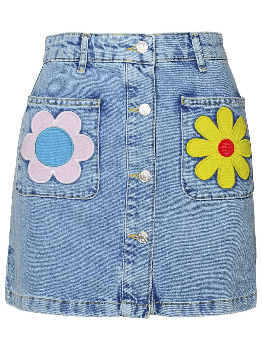Moschino Jeans Blå Denimkjol
