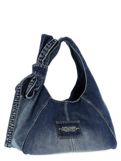 Marc Jacobs 'The Bow Denim Medium Sack' Axelväska