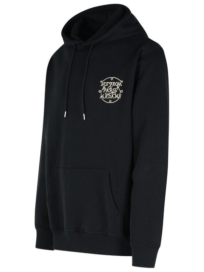 Drôle De Monsieur Black Cotton Hoodie
