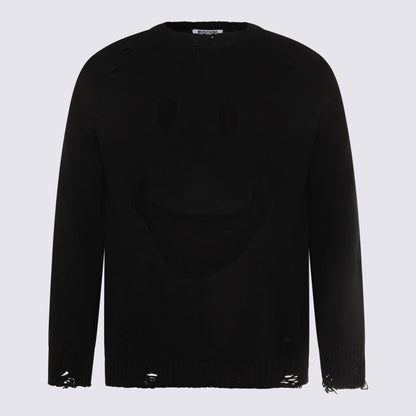 Moschino svarta stickade ullplagg