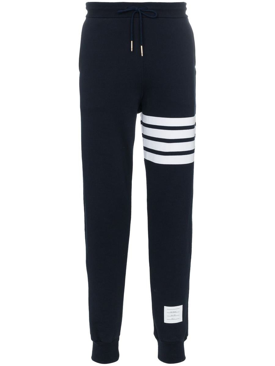 Thom Browne 4-Bar bomullsmjukisbyxor
