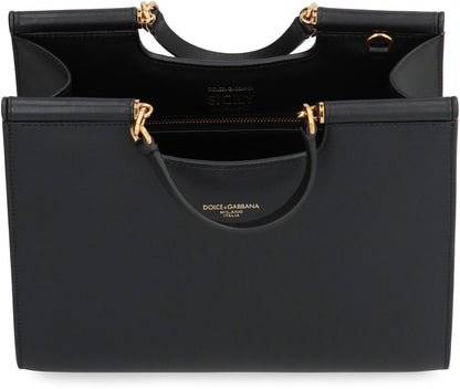 Dolce &amp; Gabbana Liten Sicilien Tote Bag