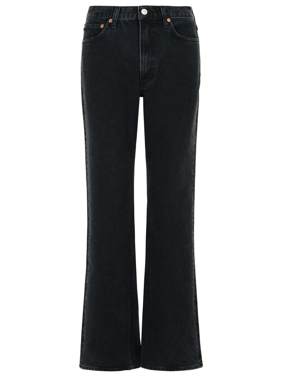 Agolde 'Leena' 'Stage' regenererade bomullsjeans