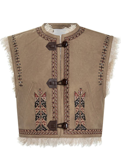 Isabel Marant Étoile Väst med Shearling-inredning av Isabel Marant Étoile
