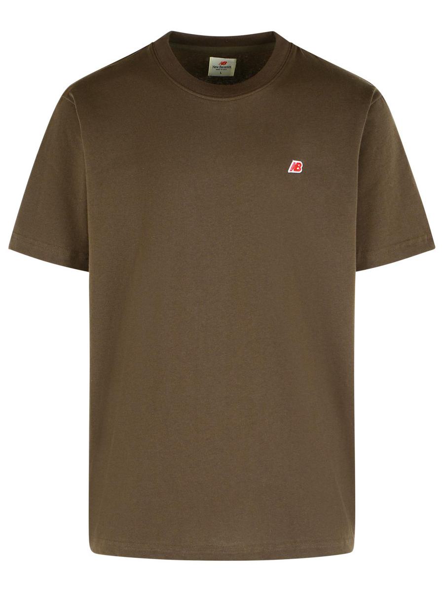 New Balance Gul Bomulls-T-shirt