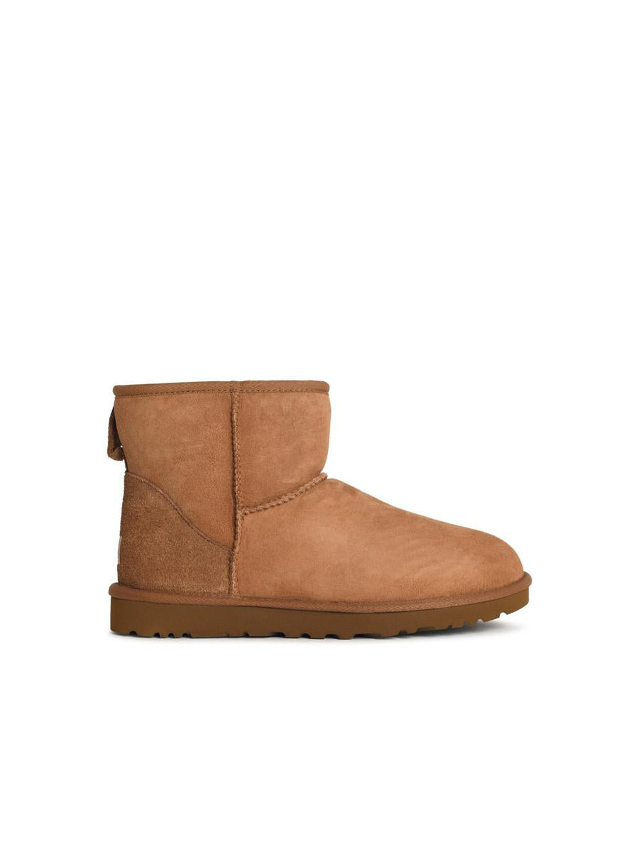 UGG 'Classic Mini' kastanjebruna mockastövlar