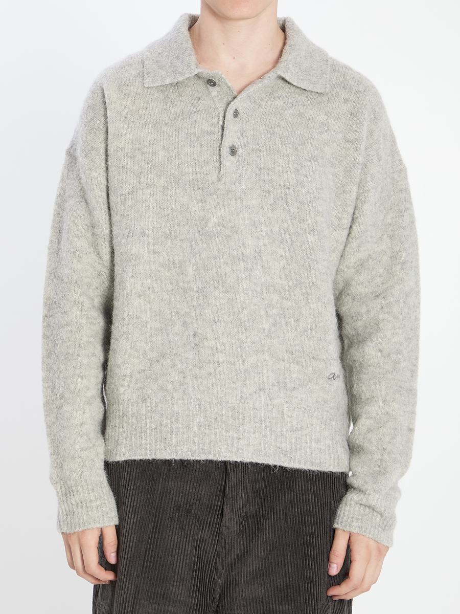 Polo i alpacka och ull