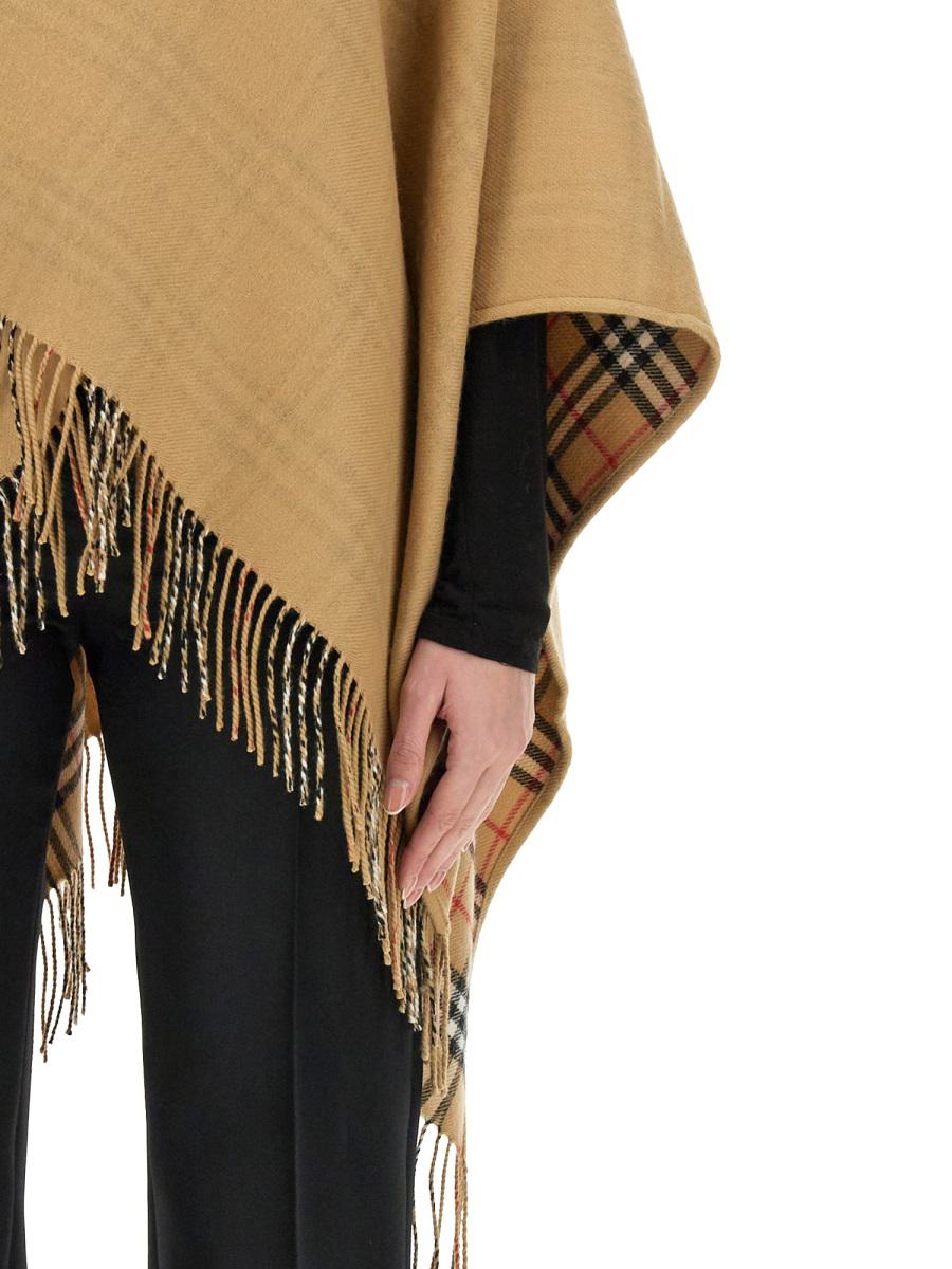 Burberry Mantella Reversibile I Lana Check