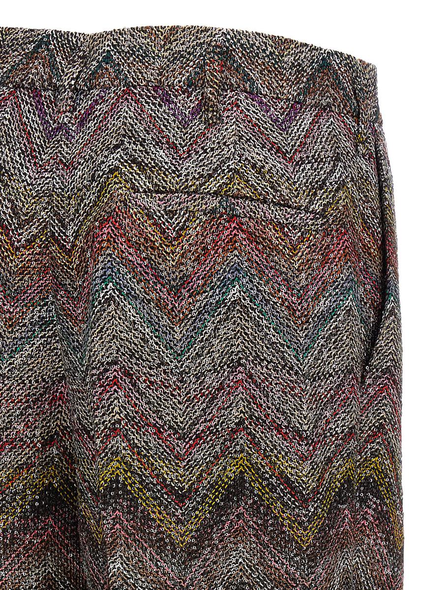 Missoni Zigzag-paljettbyxor