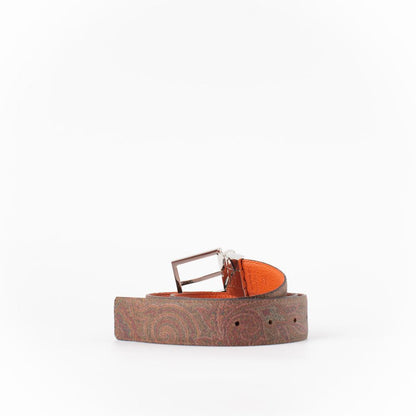 Etro Vändbart Orange Bälte