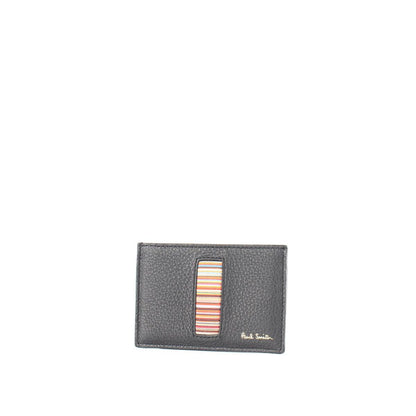 Paul Smith korthållare i svart läder
