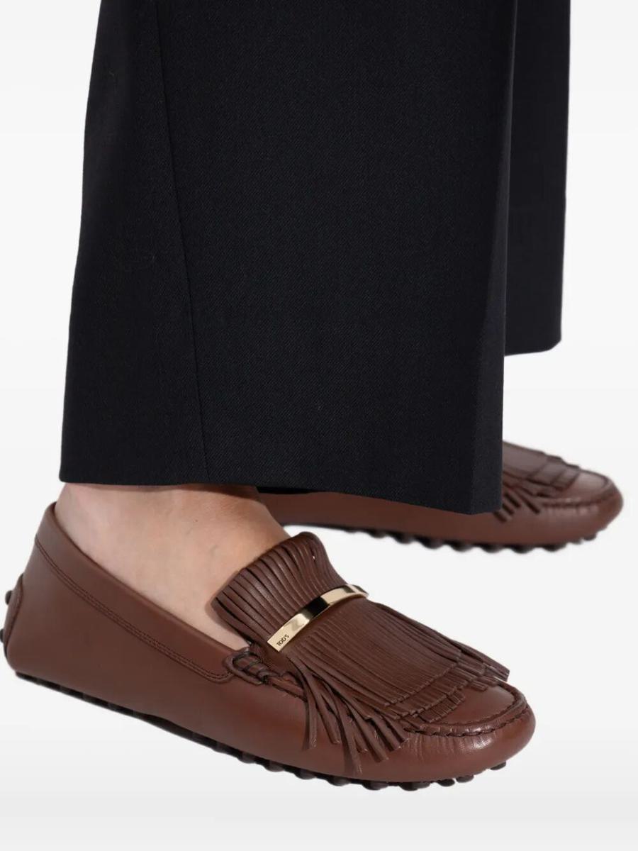Tod's Driver Sole Fringe Loafer Skor