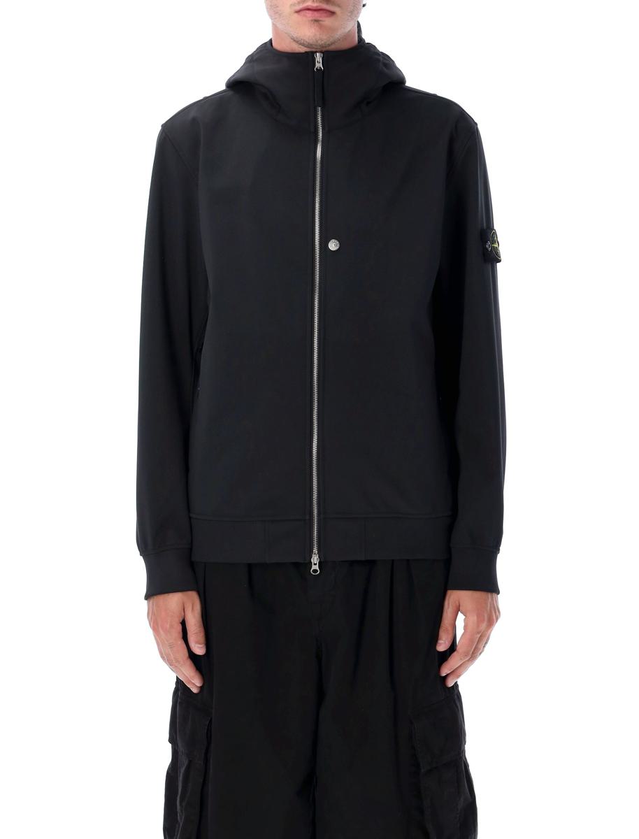Stone Island Soft Shell-R_E.Dye®-teknik Lätt huvjacka