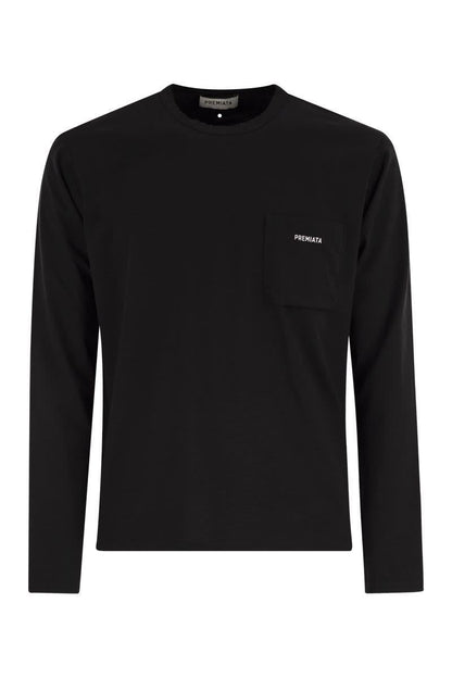 Premiata bomullsjersey-t-shirt