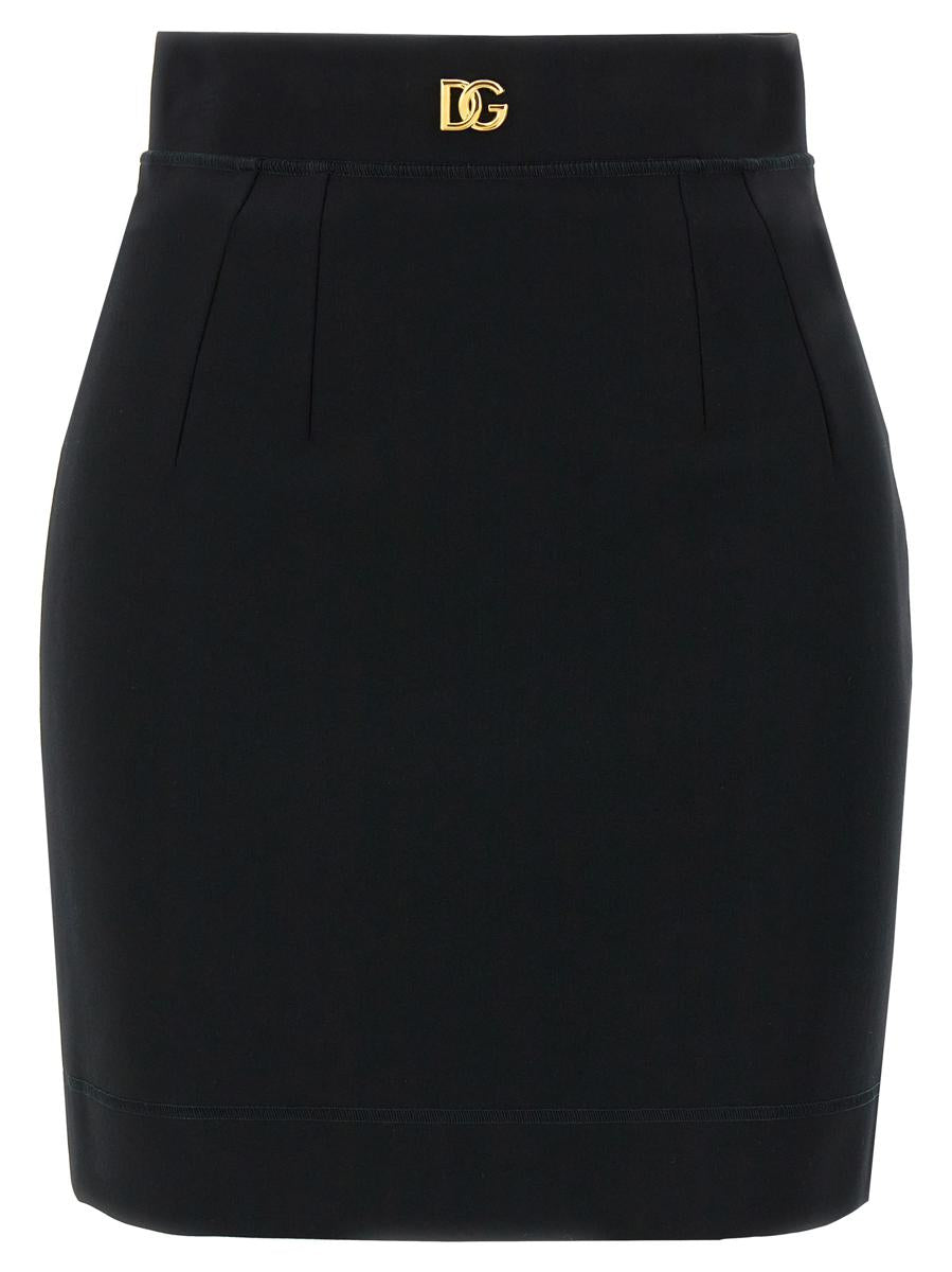 Dolce &amp; Gabbana Logotyp Stretchkjol