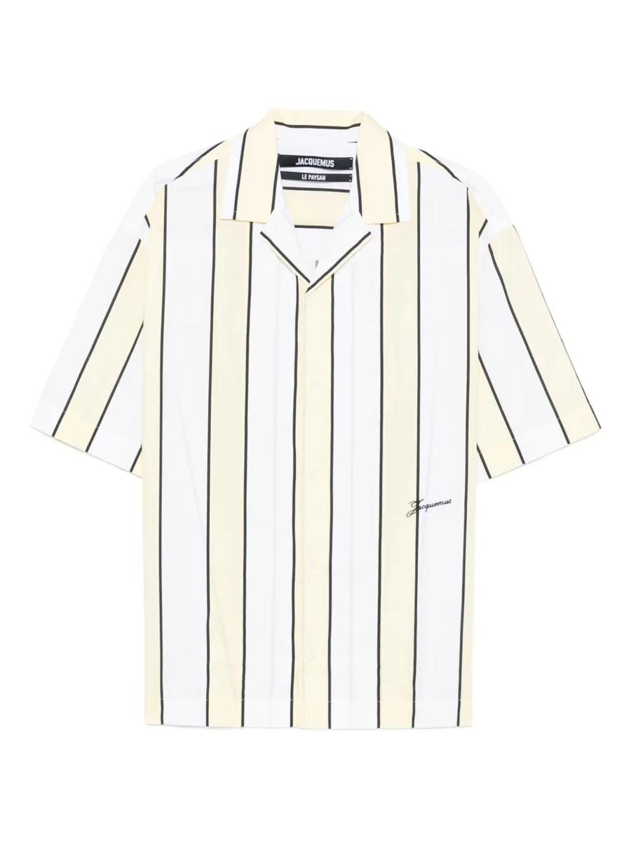 Jacquemus Kortärmad Randig Skjorta