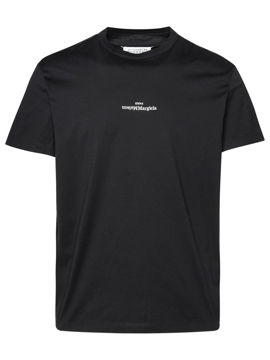 Maison Margiela svart bomulls-T-shirt