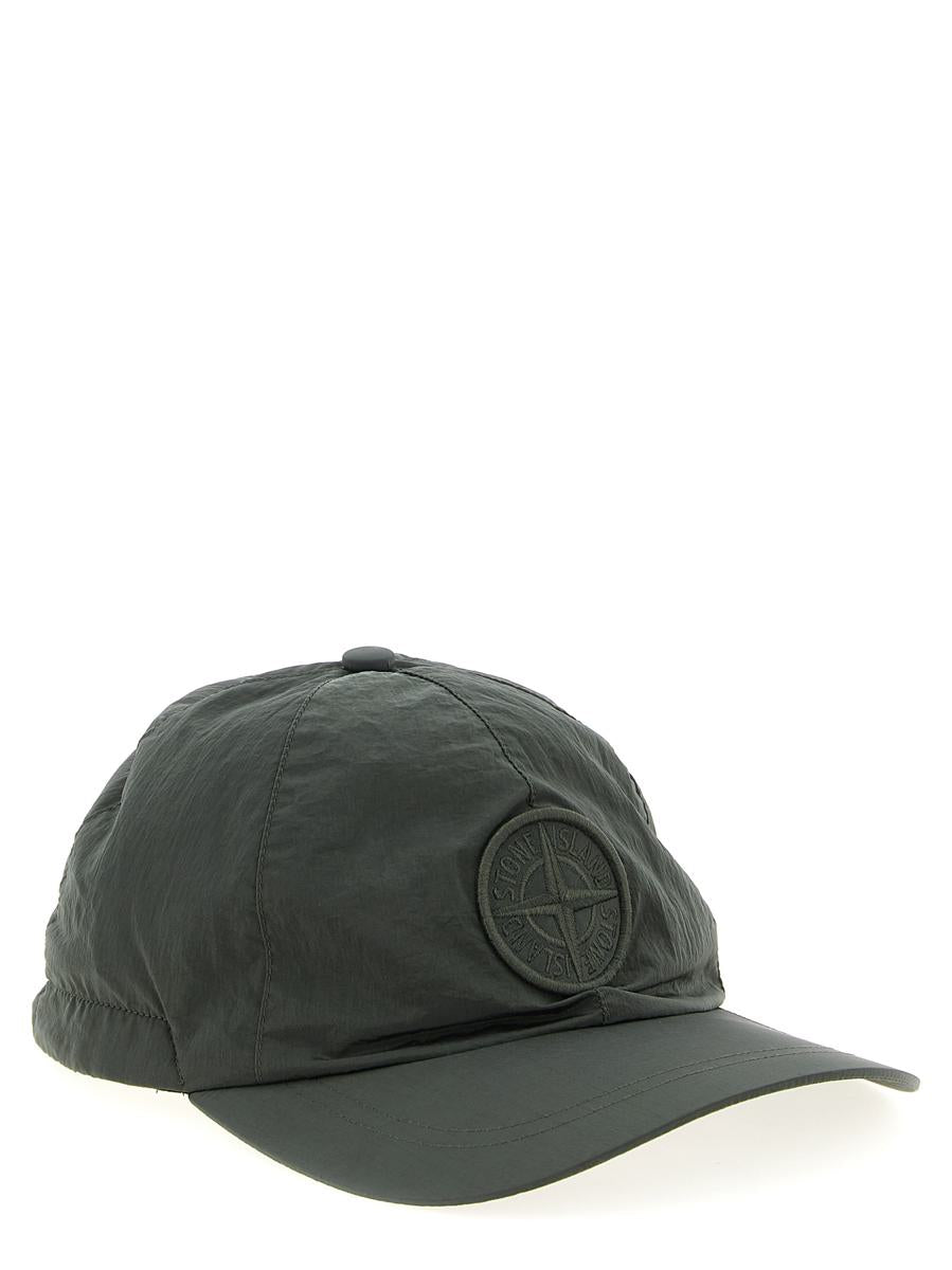 Stone Island-keps med logotypmärke