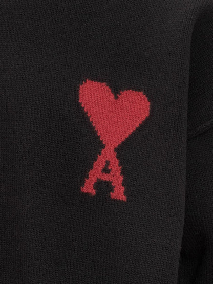AMI Paris Ami Alexandre Mattiussi Herr Polotröja med Hjärtlogga