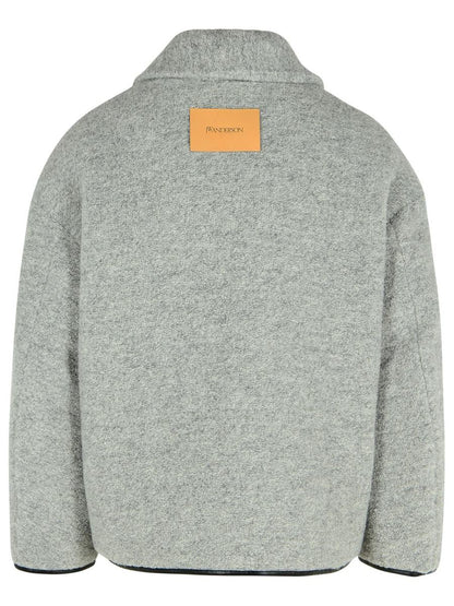 JW Anderson Grå ullblandad jacka
