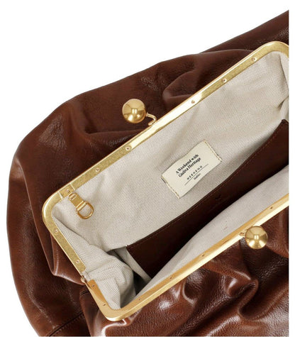 Weekend Max Mara Pasticcino Mirte Stor Ljusbrun Kuvertväska